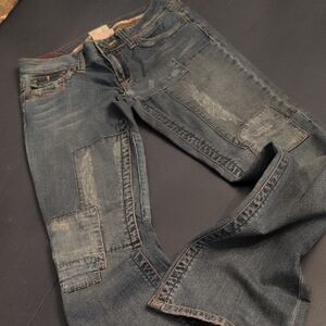 Marlow Relaxed Blue Jeans with Vintage Distressed Look